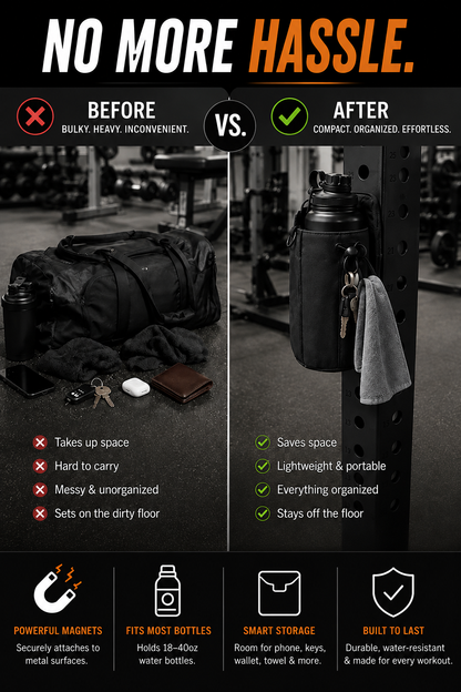 GRIPT Magnetic Gym Bag